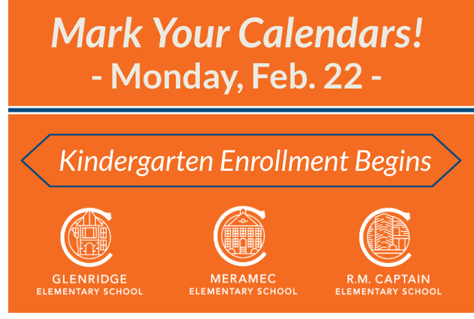  Kindergarten Enrollment Begins Feb. 22