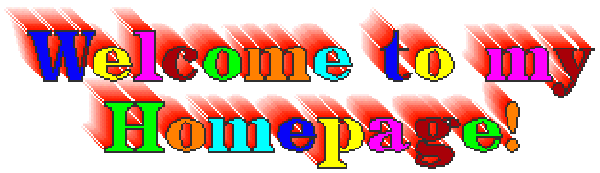 Welcome to my web page Welcome to my Web Page